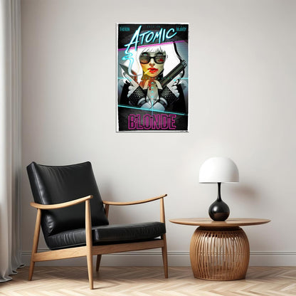 Atomic Blonde 2017 Action Thriller Movie Poster Wall Art Print Home Wall Decor - xonomax