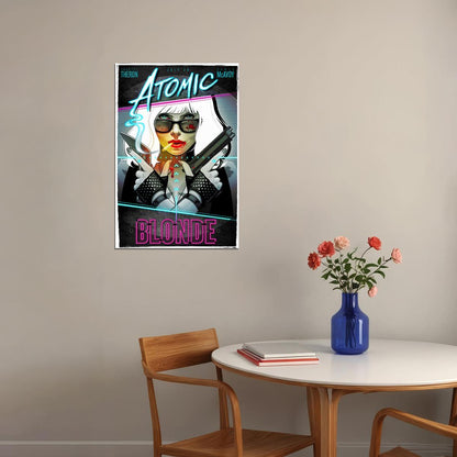 Atomic Blonde 2017 Action Thriller Movie Poster Wall Art Print Home Wall Decor - xonomax