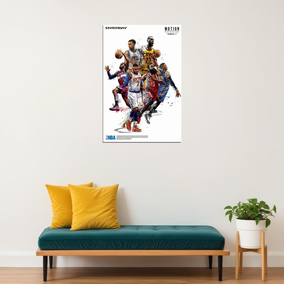 Stephen James Basketball Stars Sport Poster Wall Art Print Home Wall Decor - xonomax