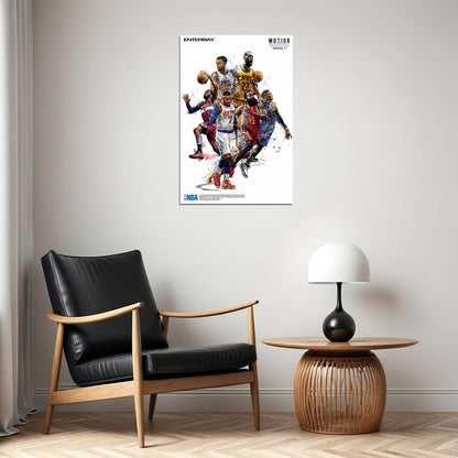 Stephen James Basketball Stars Sport Poster Wall Art Print Home Wall Decor - xonomax