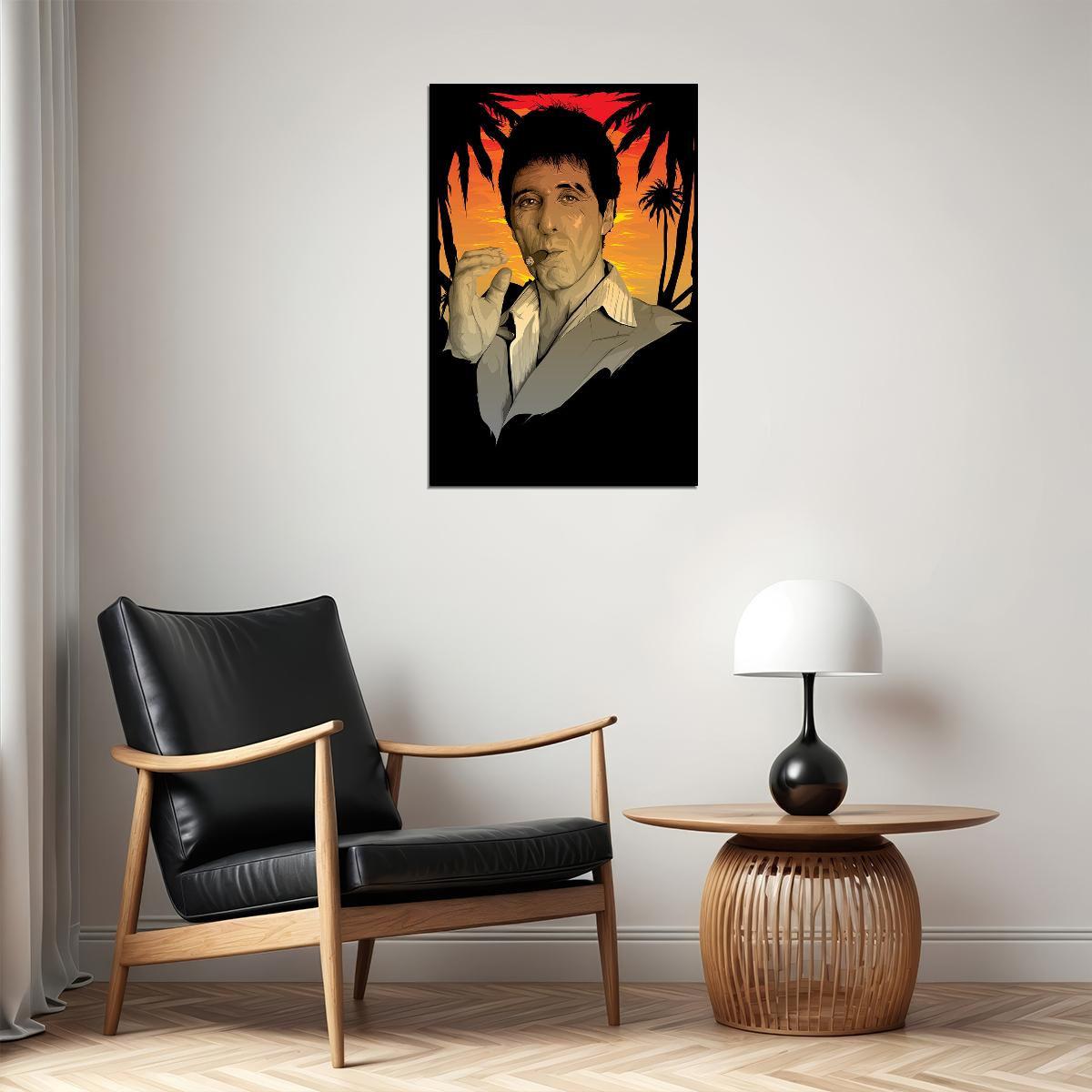 Scarface Crime Drama Movie Cinema Gift Poster Wall Art Print Home Wall Decor