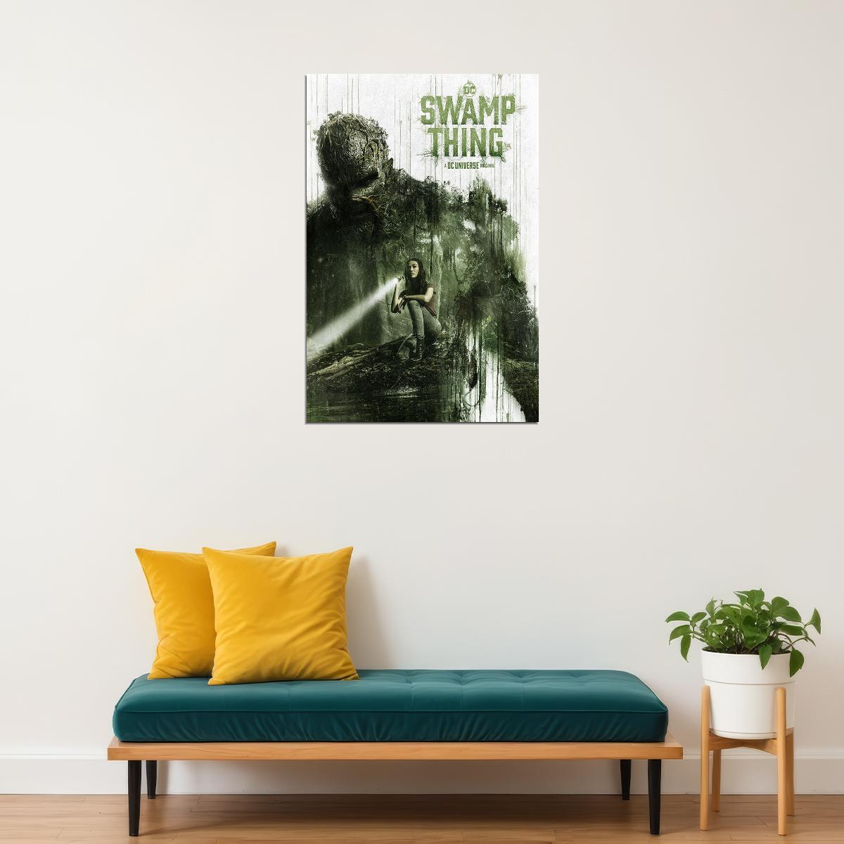 Swamp Thing Science Fiction Tv Series Movie Poster Wall Art Print Home Wall Decor - xonomax