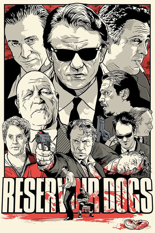 Reservoir Dogs Crime Thriller Movie Cinema Poster Wall Art Print Home Wall Decor - xonomax