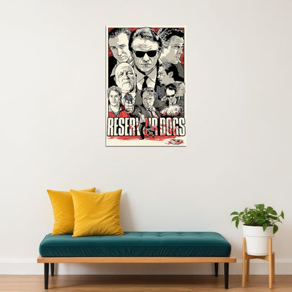 Reservoir Dogs Crime Thriller Movie Cinema Poster Wall Art Print Home Wall Decor - xonomax