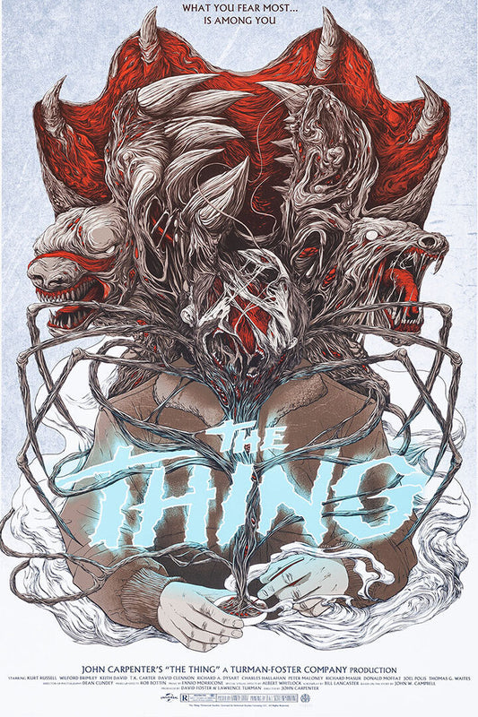 The Thing Horror Classic Movie Cinema Poster Wall Art Print Home Wall Decor - xonomax