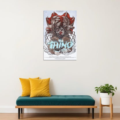 The Thing Horror Classic Movie Cinema Poster Wall Art Print Home Wall Decor - xonomax