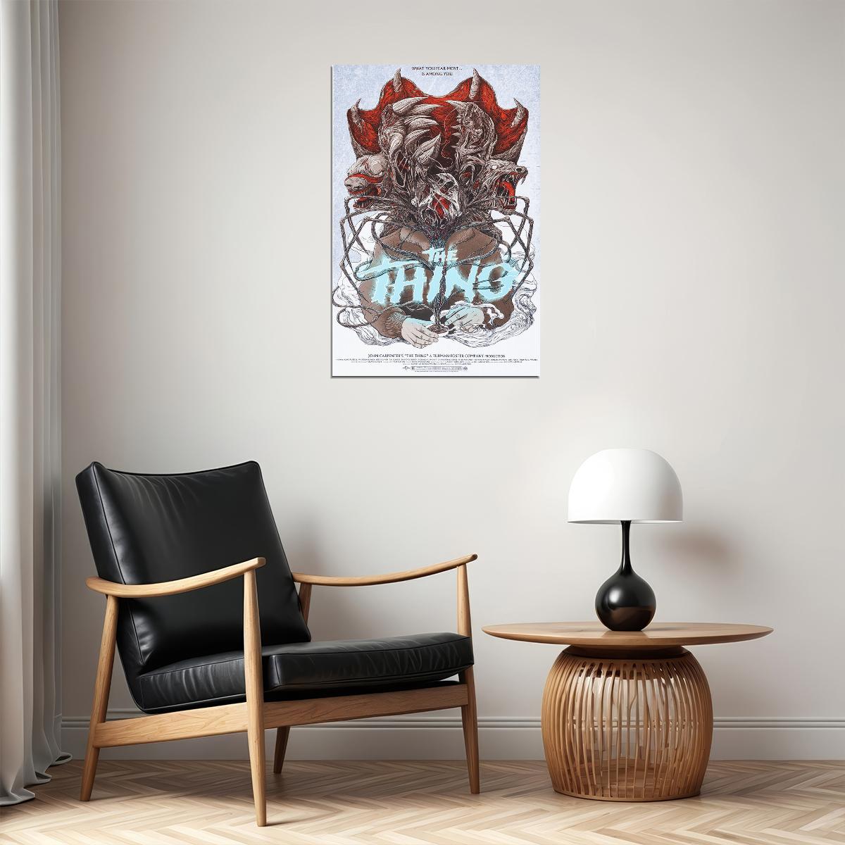 The Thing Horror Classic Movie Cinema Poster Wall Art Print Home Wall Decor - xonomax