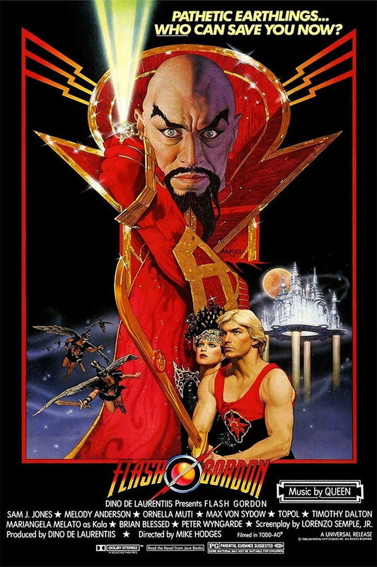 Flash Gordon Science Fiction Movie 1980 Film Poster Wall Art Print Home Wall Decor - xonomax