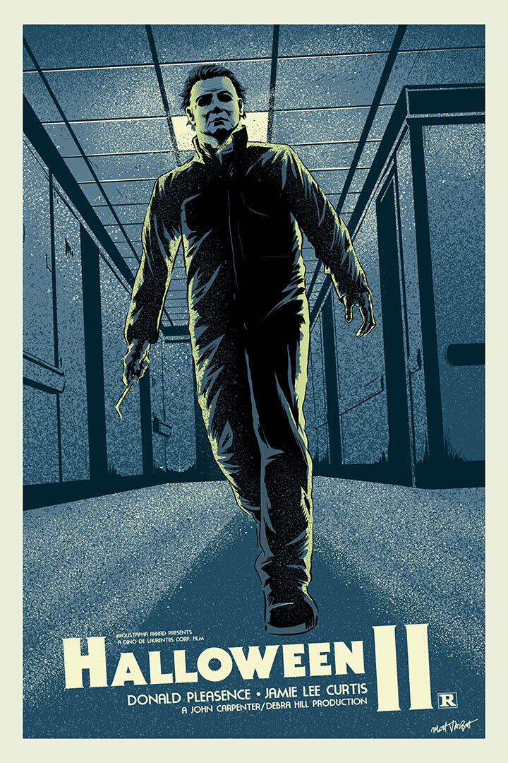 Halloween Ii Classic Horror Movie Cinema Poster Wall Art Print Home Wall Decor - xonomax