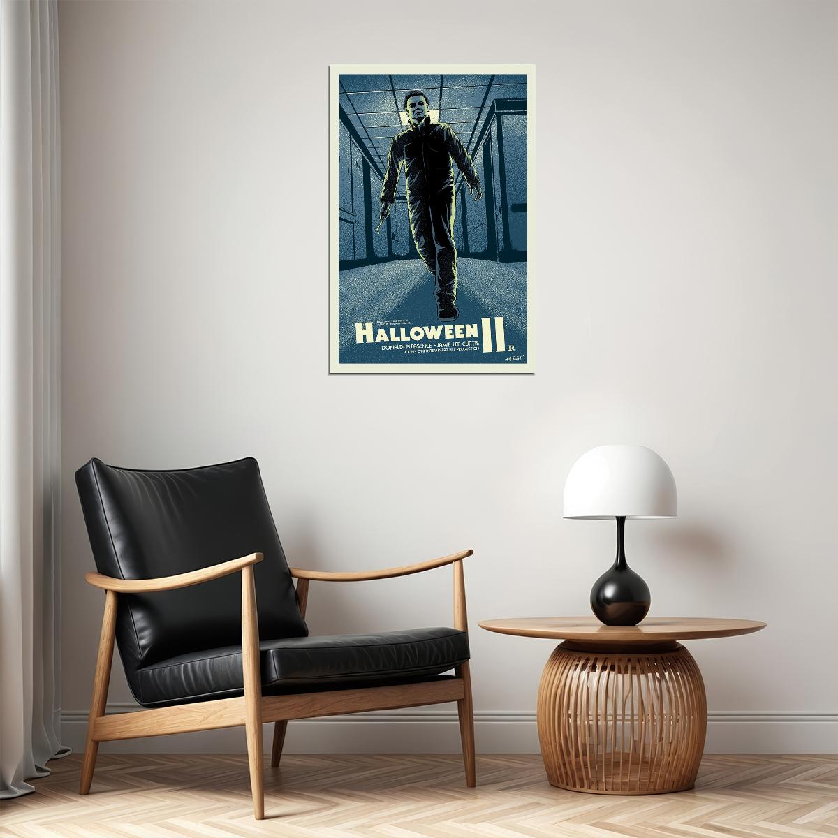 Halloween Ii Classic Horror Movie Cinema Poster Wall Art Print Home Wall Decor - xonomax