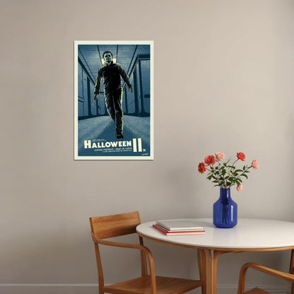Halloween Ii Classic Horror Movie Cinema Poster Wall Art Print Home Wall Decor - xonomax