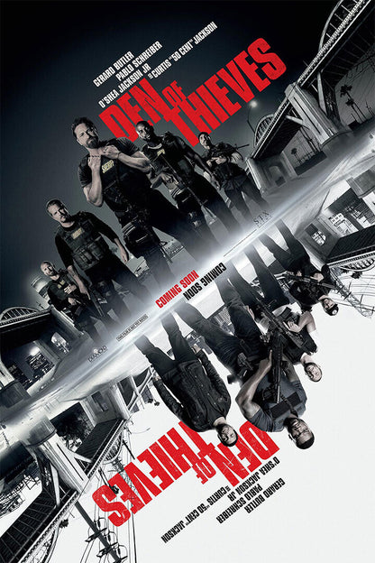 Den Of Thieves Action Thriller Movie Film Poster Wall Art Print Home Wall Decor