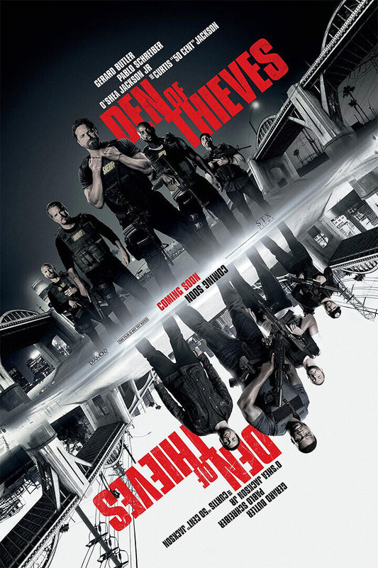 Den Of Thieves Action Thriller Movie Film Poster Wall Art Print Home Wall Decor