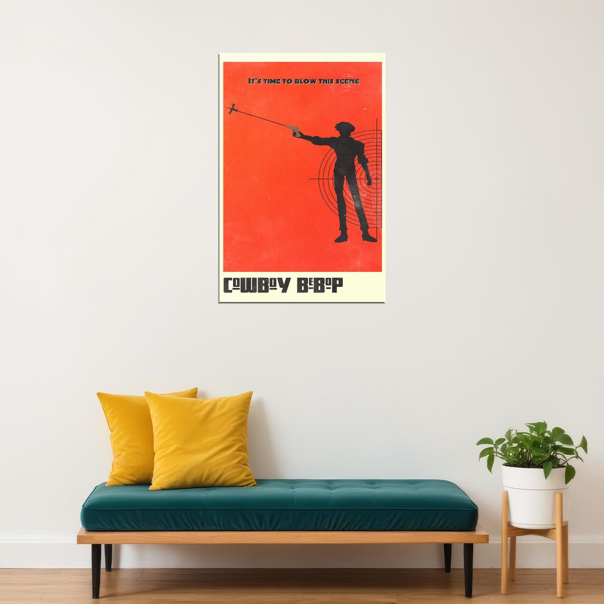 Cowboy Bebop Japan Action Adventure Anime Tv Show Poster Wall Art Print Home Wall Decor - xonomax