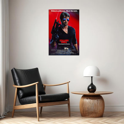 Cobra 1986 Action Thriller Crime Movie Poster Wall Art Print Home Wall Decor - xonomax
