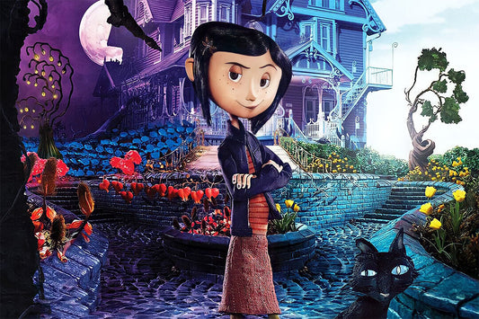 Coraline Cartoon Movie Animation Cute Gift Poster Wall Art Print Home Wall Decor - xonomax