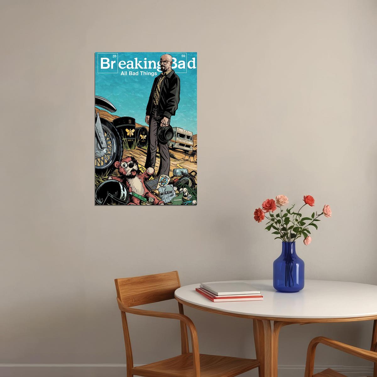 Breaking Bad Tv Series Movie Actor Poster Wall Art Print Home Wall Decor - xonomax