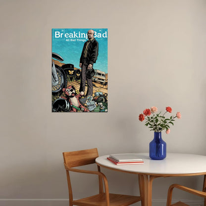 Breaking Bad Tv Series Movie Actor Poster Wall Art Print Home Wall Decor - xonomax