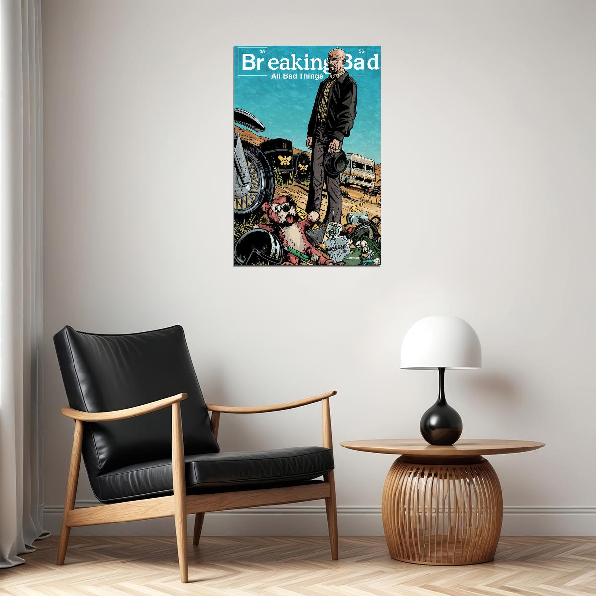 Breaking Bad Tv Series Movie Actor Poster Wall Art Print Home Wall Decor - xonomax