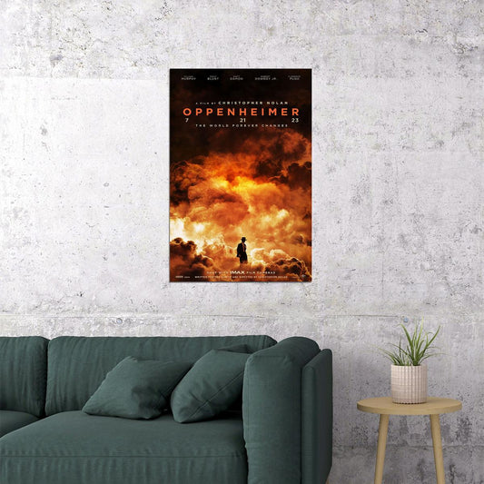 Oppenheimer Biography History Movie Cinema Poster Wall Art Print Home Wall Decor - xonomax