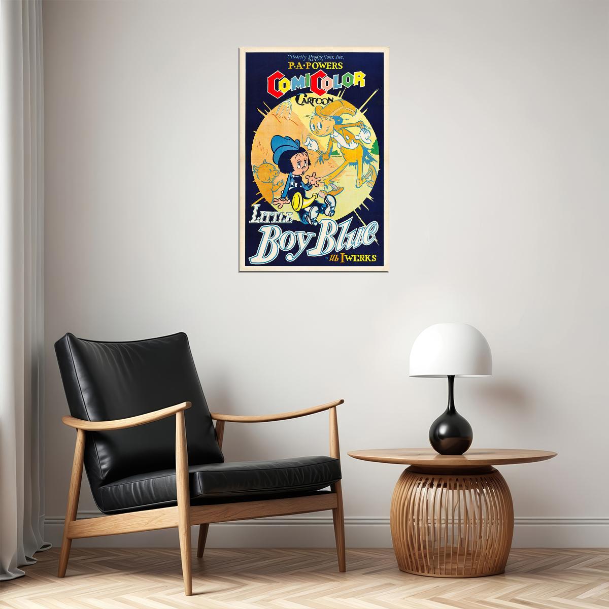 Little Boy Blue 1936 Classic Cartoon Movie Comedy Poster Wall Art Print Home Wall Decor - xonomax