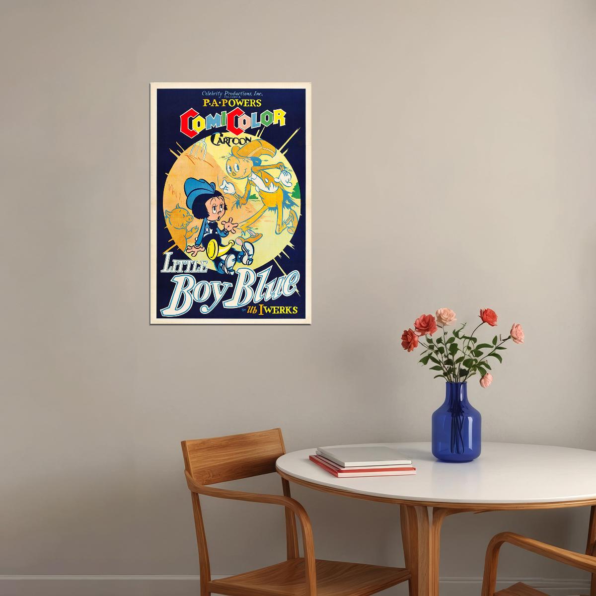 Little Boy Blue 1936 Classic Cartoon Movie Comedy Poster Wall Art Print Home Wall Decor - xonomax