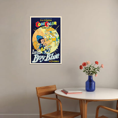 Little Boy Blue 1936 Classic Cartoon Movie Comedy Poster Wall Art Print Home Wall Decor - xonomax