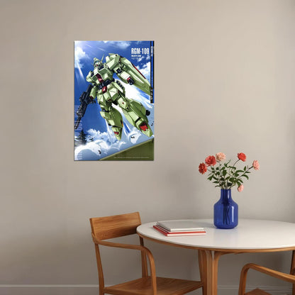 Heavy-gun Rgm-109 Gundam Mechanical Japanese Anime Poster Wall Art Print Home Wall Decor - xonomax