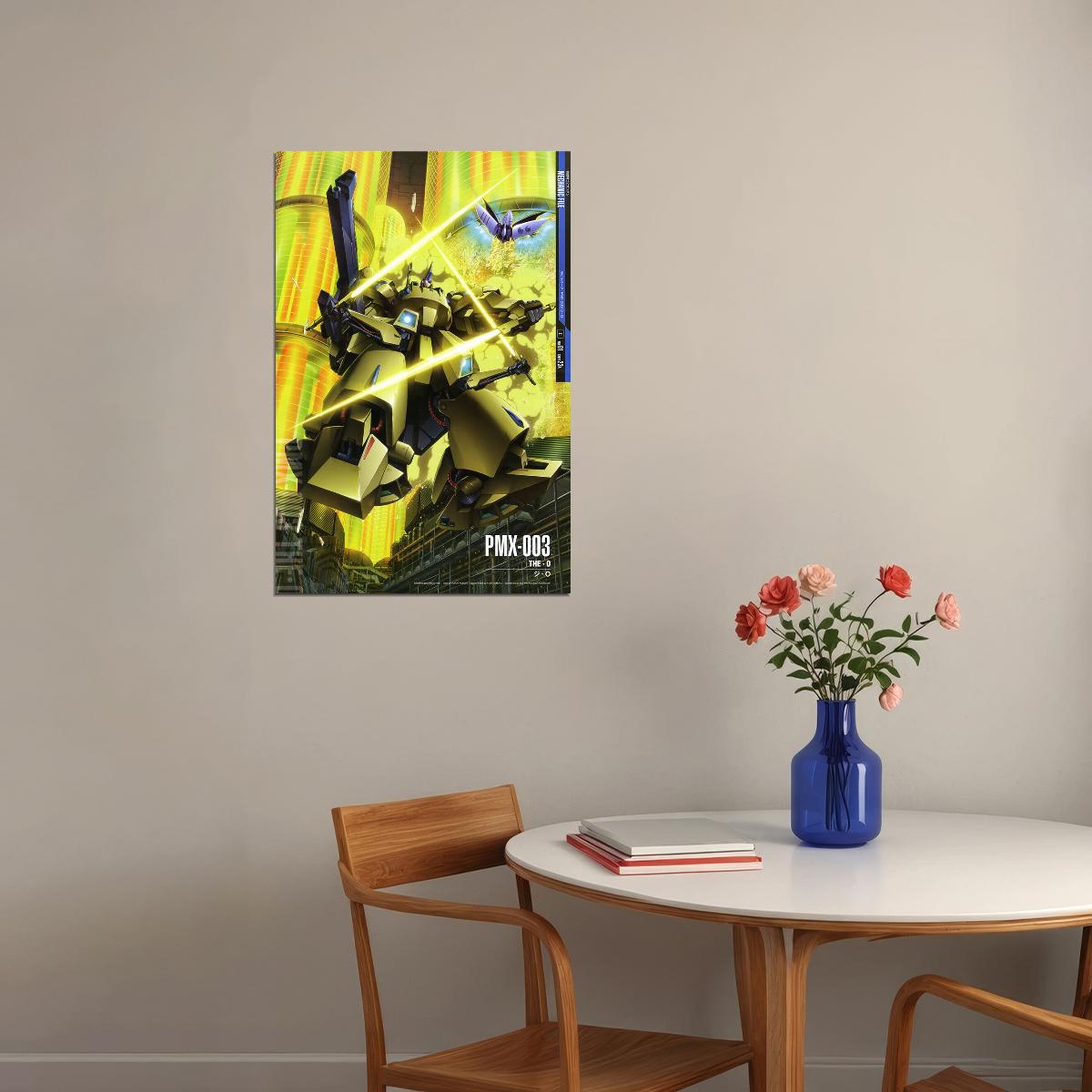 The-o Pmx-003 Gundam Mechanical Japanese Anime Poster Wall Art Print Home Wall Decor - xonomax