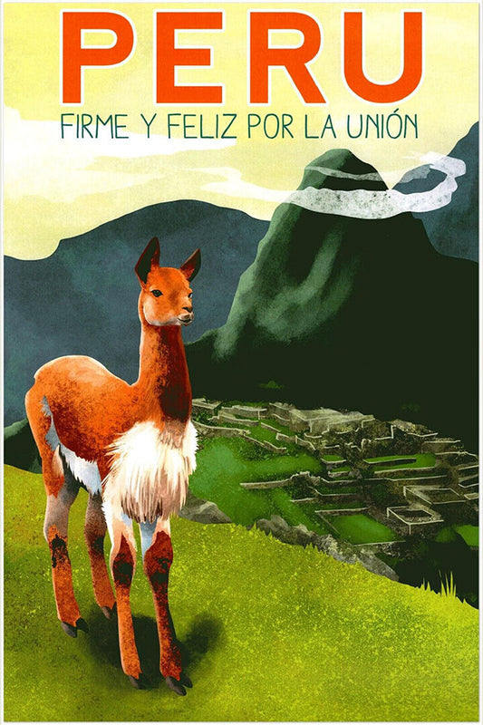 Peru Travel Landscape Nature Retro Vintage Style Poster Wall Art Print Home Wall Decor - xonomax