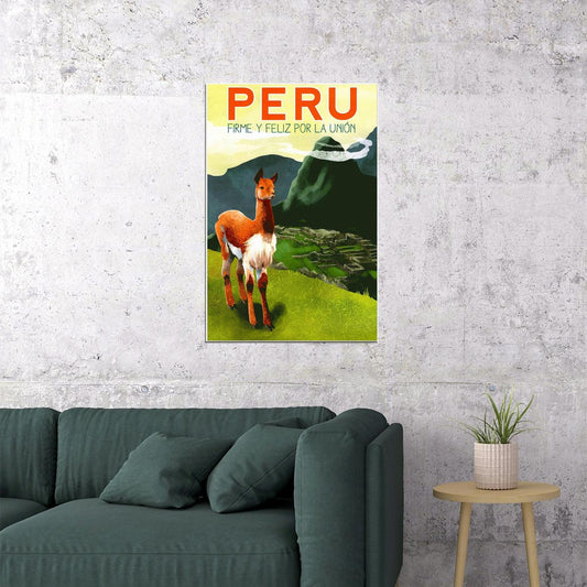 Peru Travel Landscape Nature Retro Vintage Style Poster Wall Art Print Home Wall Decor - xonomax