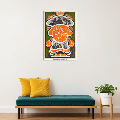 Grateful Dead Jefferson Airplane Music Concert Rock Poster Wall Art Print Home Wall Decor - xonomax