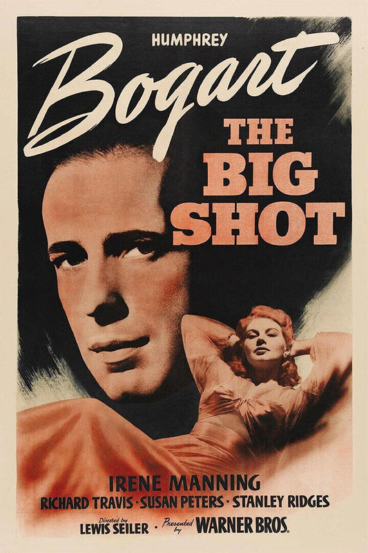 The Big Shot Movie Crime Drama Film Noir Vintage Poster Wall Art Print Home Wall Decor - xonomax