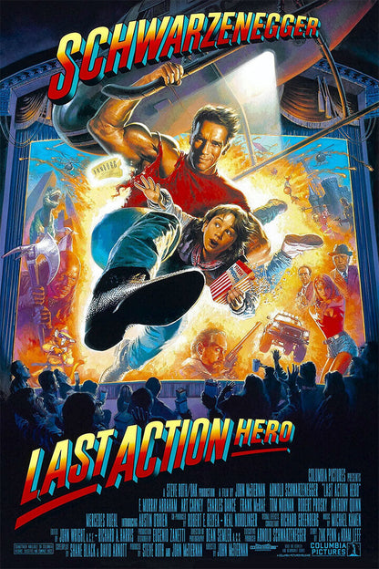 Last Action Hero Movie Action Adventure Comedy Poster Wall Art Print Home Wall Decor - xonomax