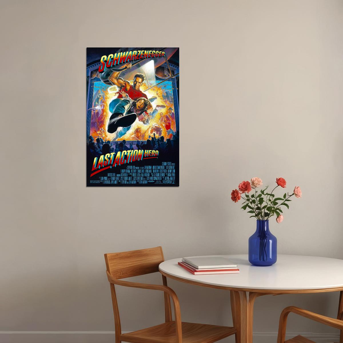 Last Action Hero Movie Action Adventure Comedy Poster Wall Art Print Home Wall Decor - xonomax
