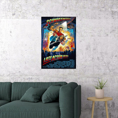 Last Action Hero Movie Action Adventure Comedy Poster Wall Art Print Home Wall Decor - xonomax