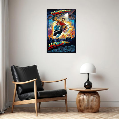 Last Action Hero Movie Action Adventure Comedy Poster Wall Art Print Home Wall Decor - xonomax