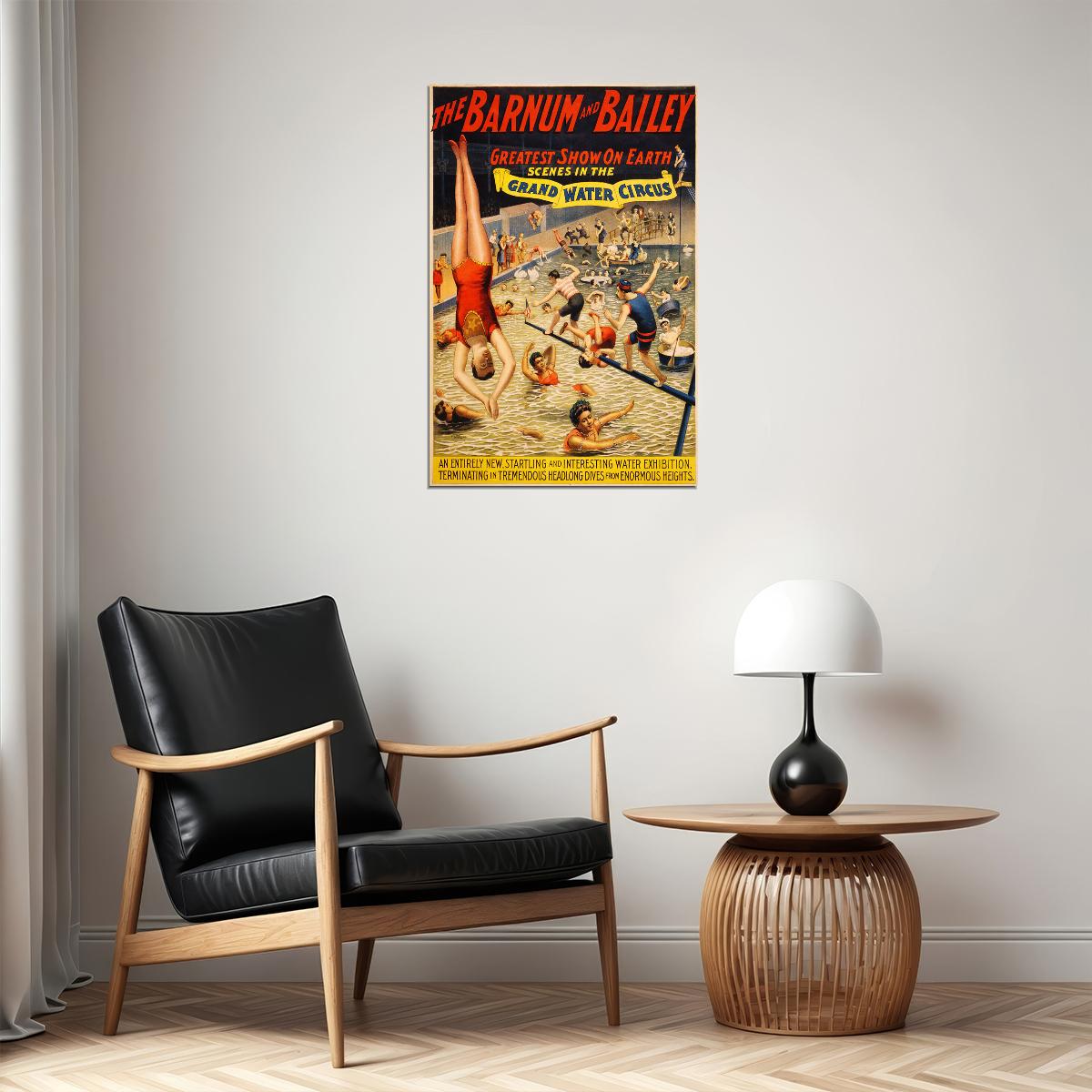 Circus Clown Carnivals Barnum And Bailey Circus Poster Wall Art Print Home Wall Decor - xonomax