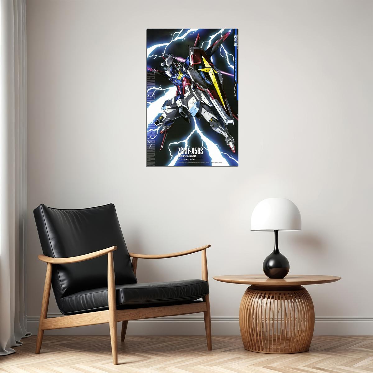 Impulse Gundam 7gmf X56s Gundam Mechanical Japanese Anime Poster Wall Art Print Home Wall Decor - xonomax