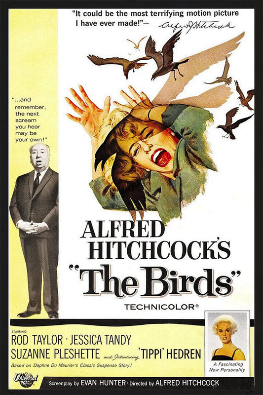 The Birds Classic Horror Movie Drama Mystery Poster Wall Art Print Home Wall Decor - xonomax