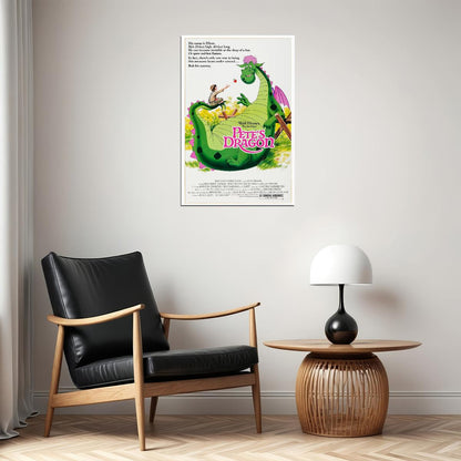 Pete's Dragon Movie 1977 Comedy Action Adventure Poster Wall Art Print Home Wall Decor - xonomax