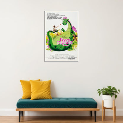 Pete's Dragon Movie 1977 Comedy Action Adventure Poster Wall Art Print Home Wall Decor - xonomax