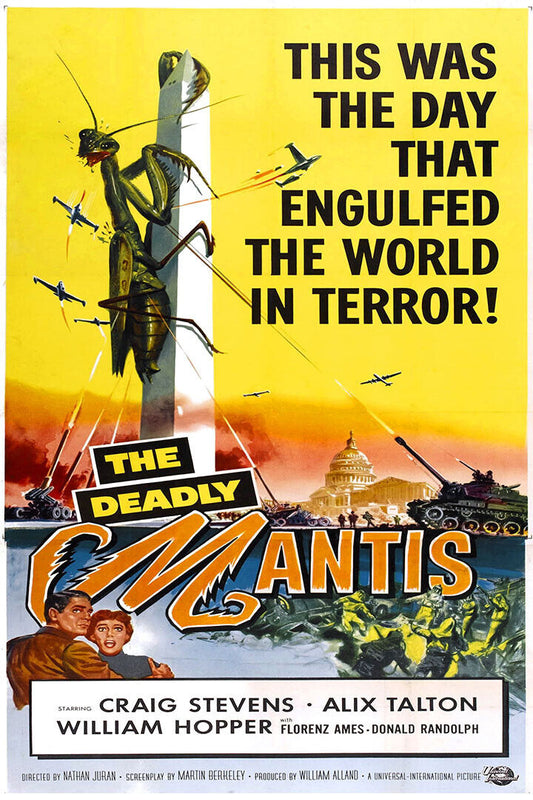 The Deadly Mantis Movie Family Horror Biography Poster Wall Art Print Home Wall Decor - xonomax