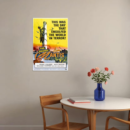 The Deadly Mantis Movie Family Horror Biography Poster Wall Art Print Home Wall Decor - xonomax
