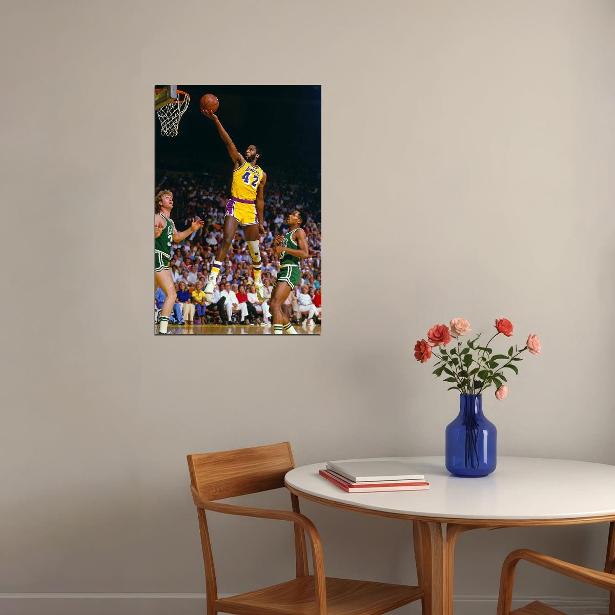 James Worthy Los Angeles Basketball Player Poster Wall Art Print Home Wall Decor - xonomax