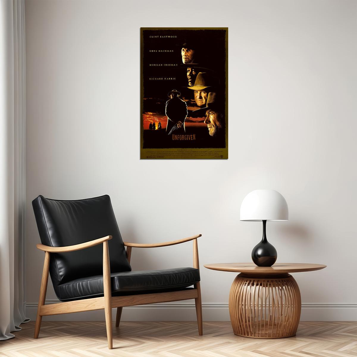 Unforgiven Movie Drama Western Adventure Poster Wall Art Print Home Wall Decor - xonomax