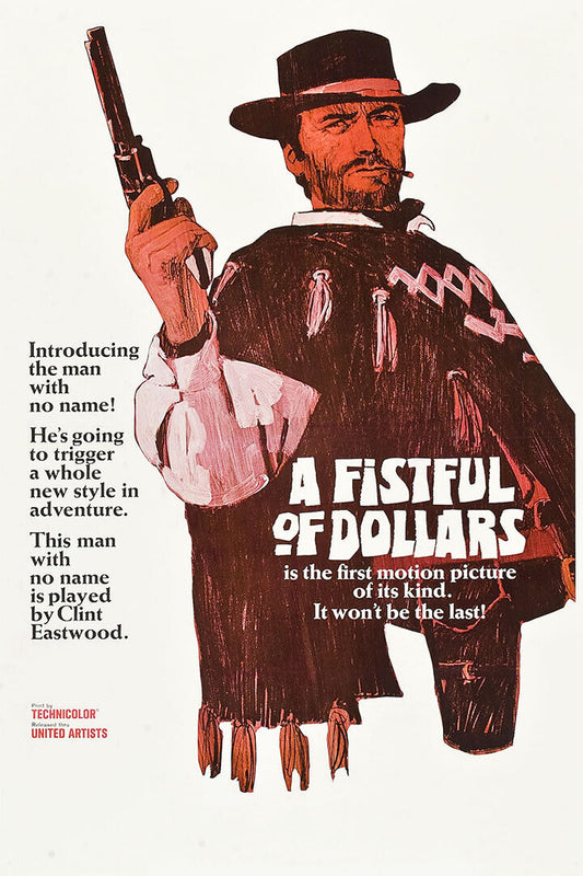 Fistful Of Dollars Movie Action Drama Western Poster Wall Art Print Home Wall Decor - xonomax