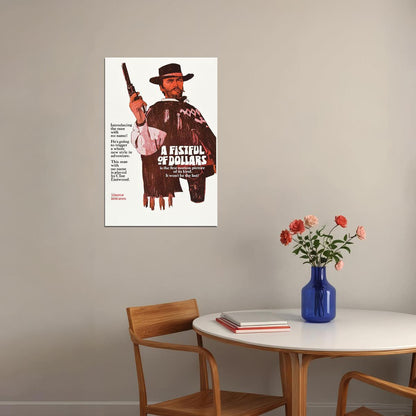 Fistful Of Dollars Movie Action Drama Western Poster Wall Art Print Home Wall Decor - xonomax