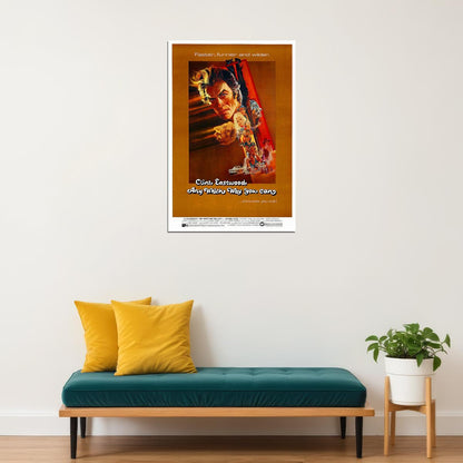 Any Which Way You Can Movie Action Comedy Adventure Poster Wall Art Print Home Wall Decor - xonomax