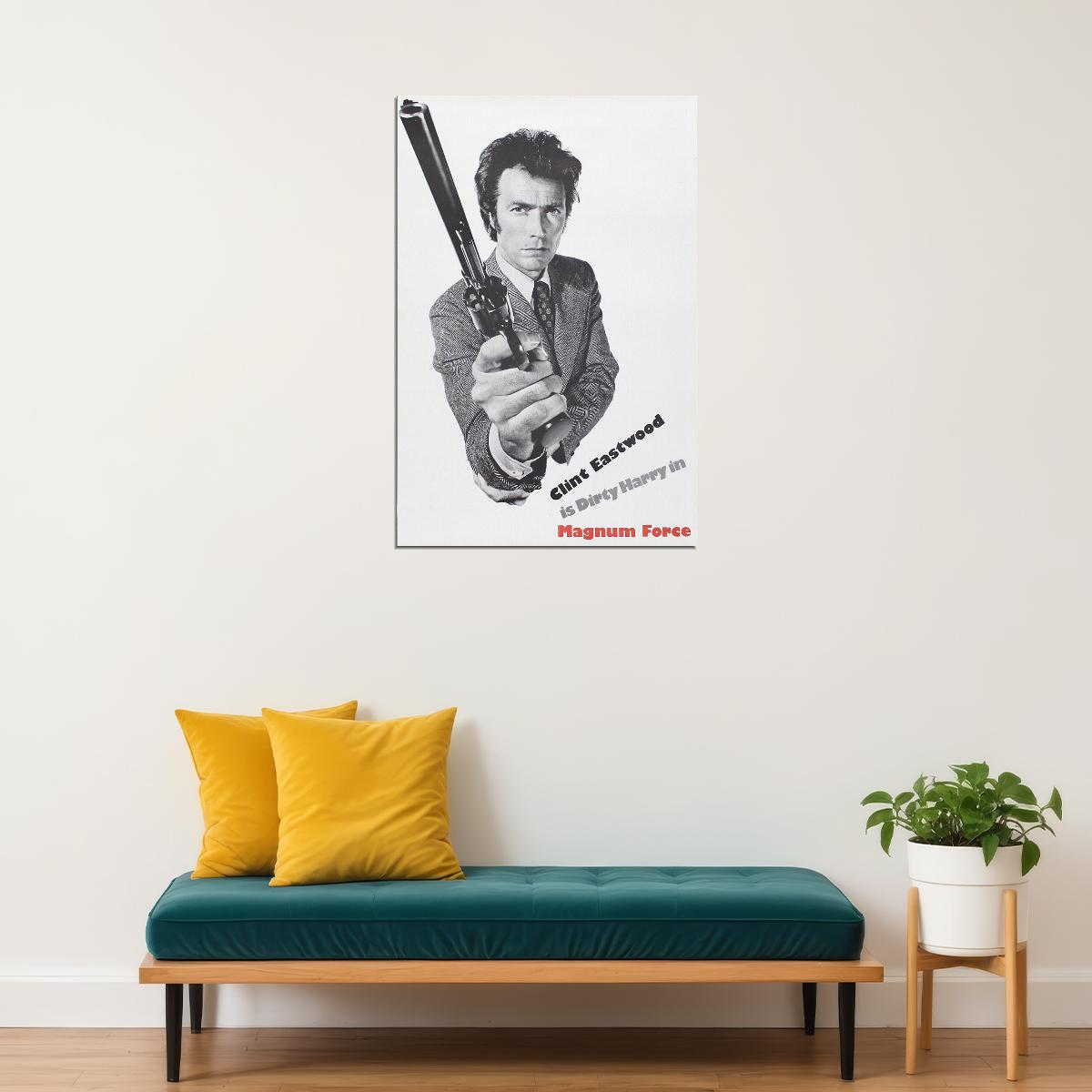 Magnum Force Movie Action Crime Mystery Adventure Poster Wall Art Print Home Wall Decor - xonomax